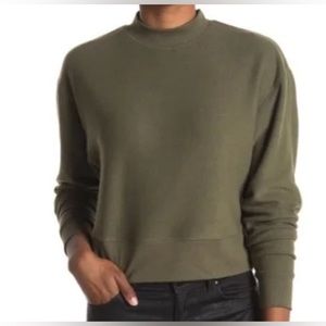 Abound XL mock neck fleece sweater NWT